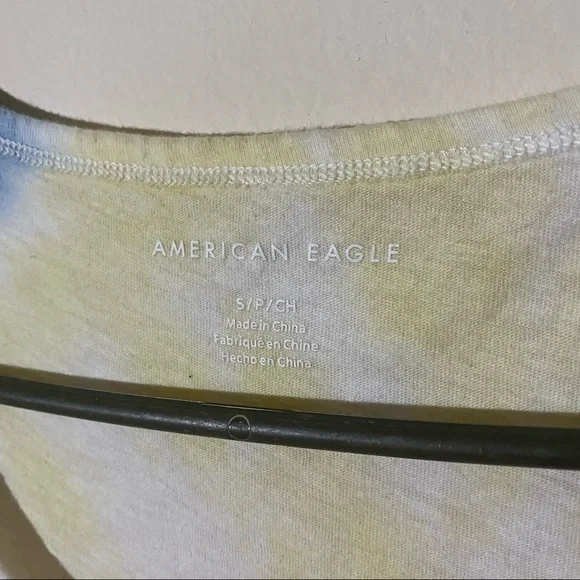 AE Tie-Dye Scoop Neck Babydoll T-Shirt S - Picture 8 of 9